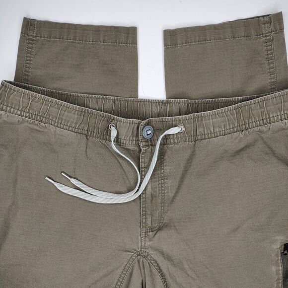 Vuori Pants Mens XL (34x29) Olive Green Technical Climber Rip Stop Hiking - Picture 1 of 7